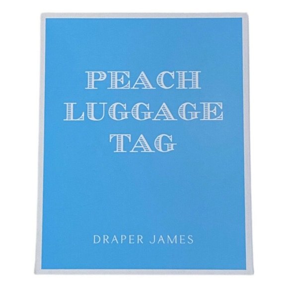 Draper James Women's Luggage Tag Pretty As A Peach - Picture 7 of 8